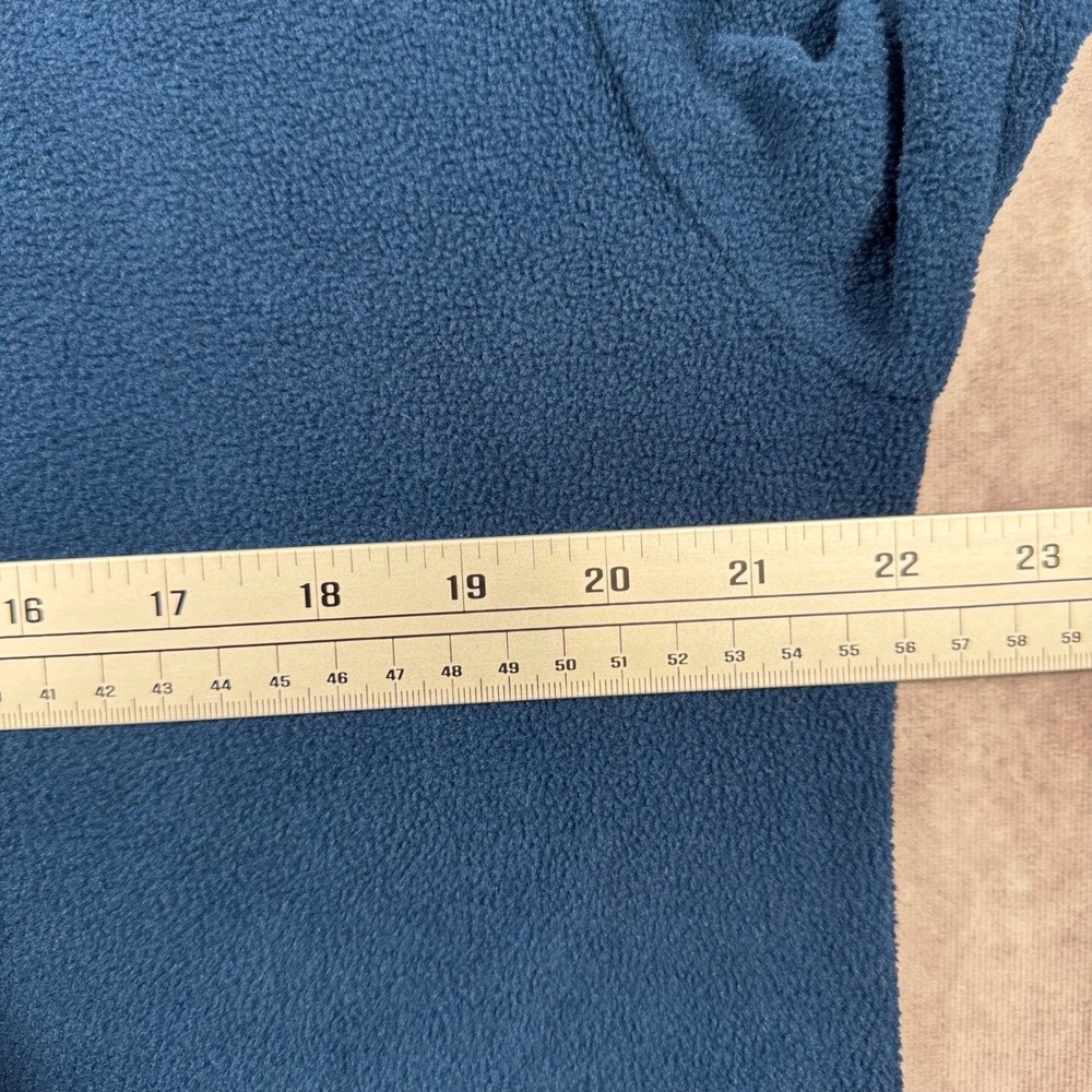 Team USA Olympic Fleece Jacket Mens XL Blue Full Zip Mock Neck Logo 587 - Picture 6 of 8